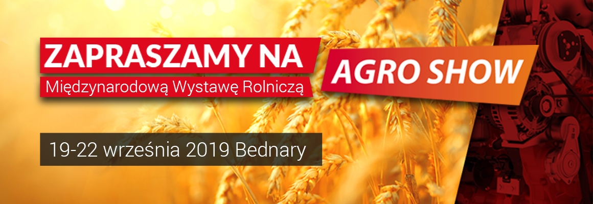 aktualnosci Zaproszenie na Agro Show 2019