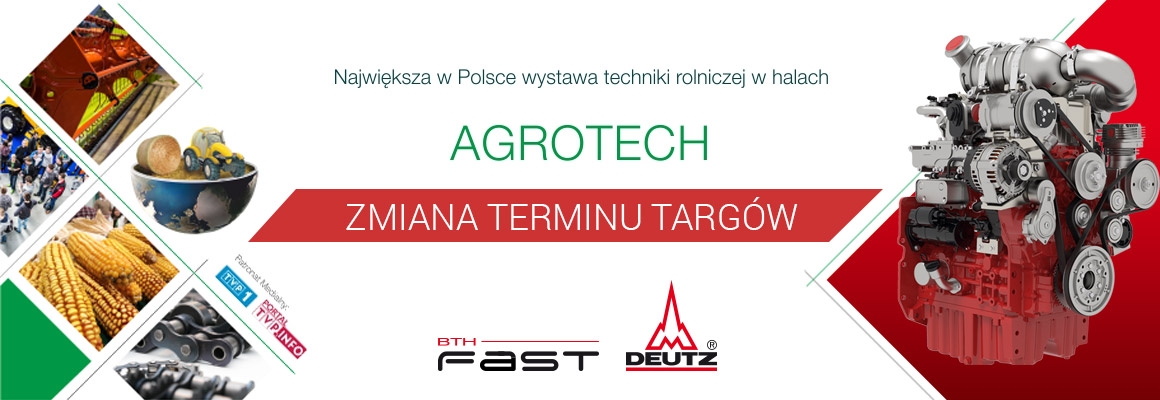 aktualnosci Zmiana terminu targów AGROTECH 2020