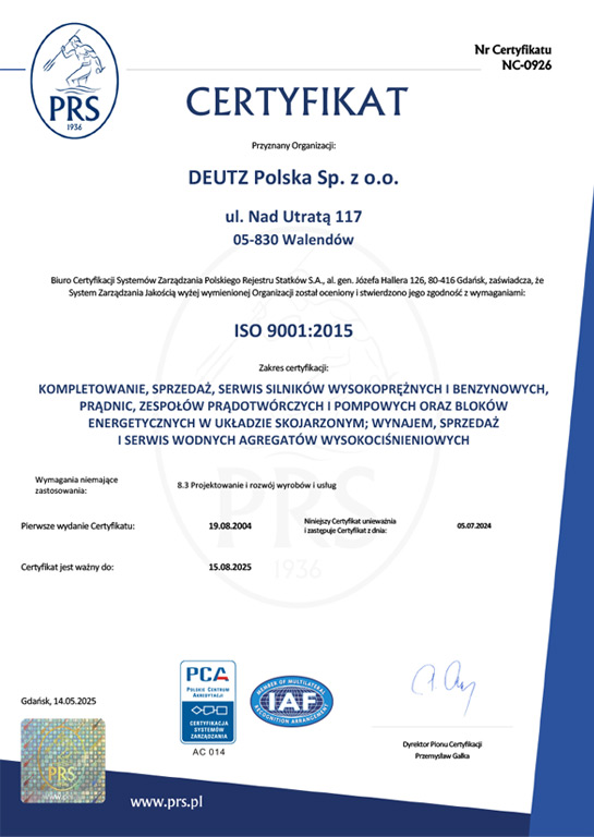DEUTZ Polska ISO